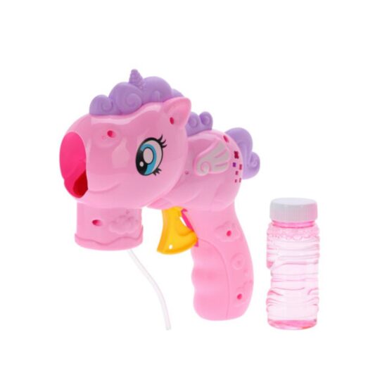 Ziepju burbuļu pistole 17x7x18.5cm, rozā